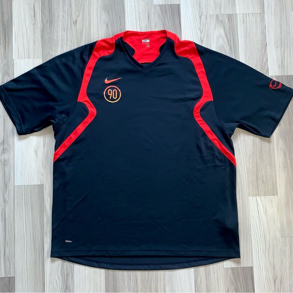VTG Nike Total 90 Men’s Soccer Jersey Size XL